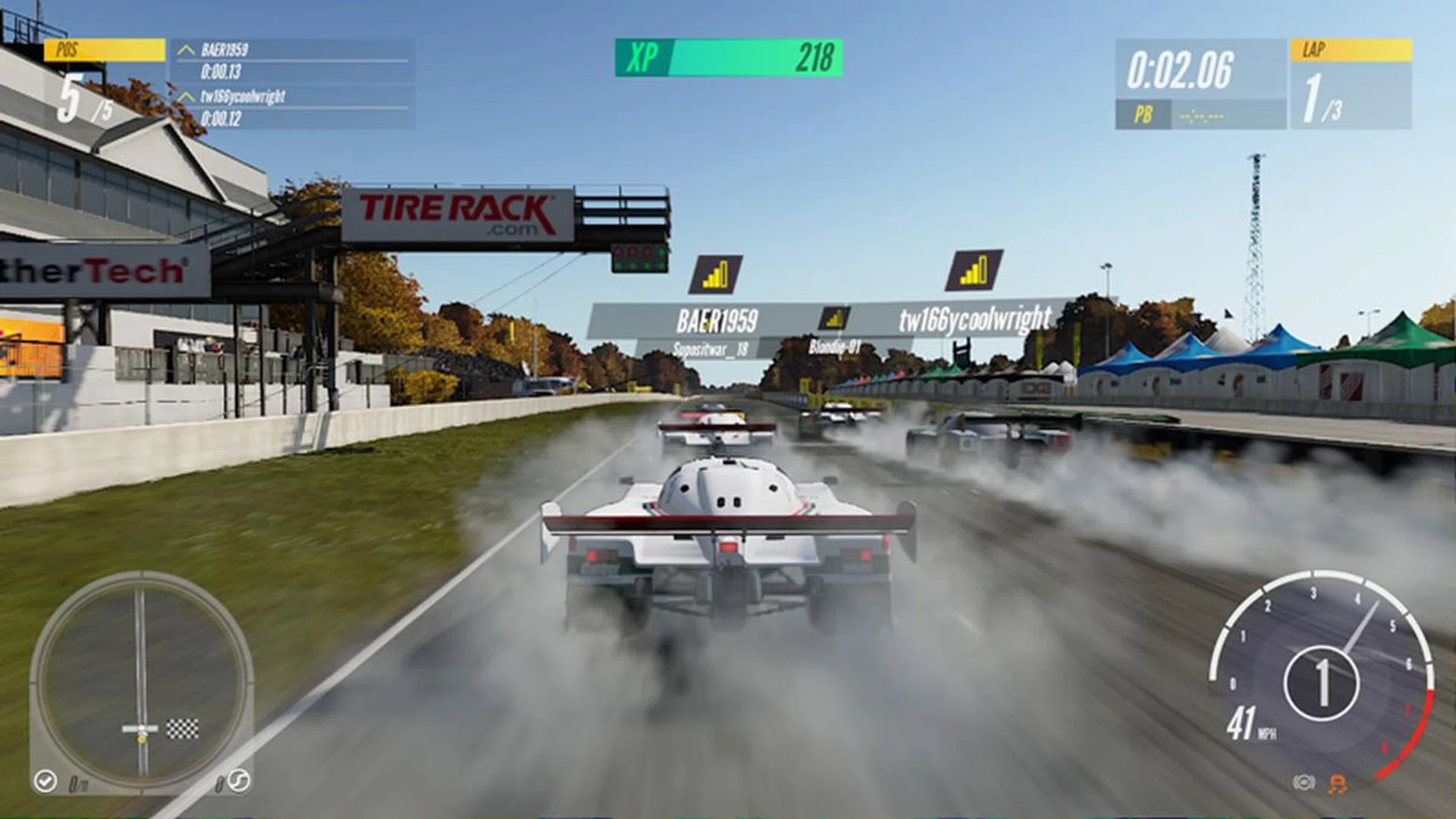 The novelty of racing against others is all you need to have fun in this game's multiplayer mode. There isn't anything particularly exciting or innovative to be seen here otherwise. 