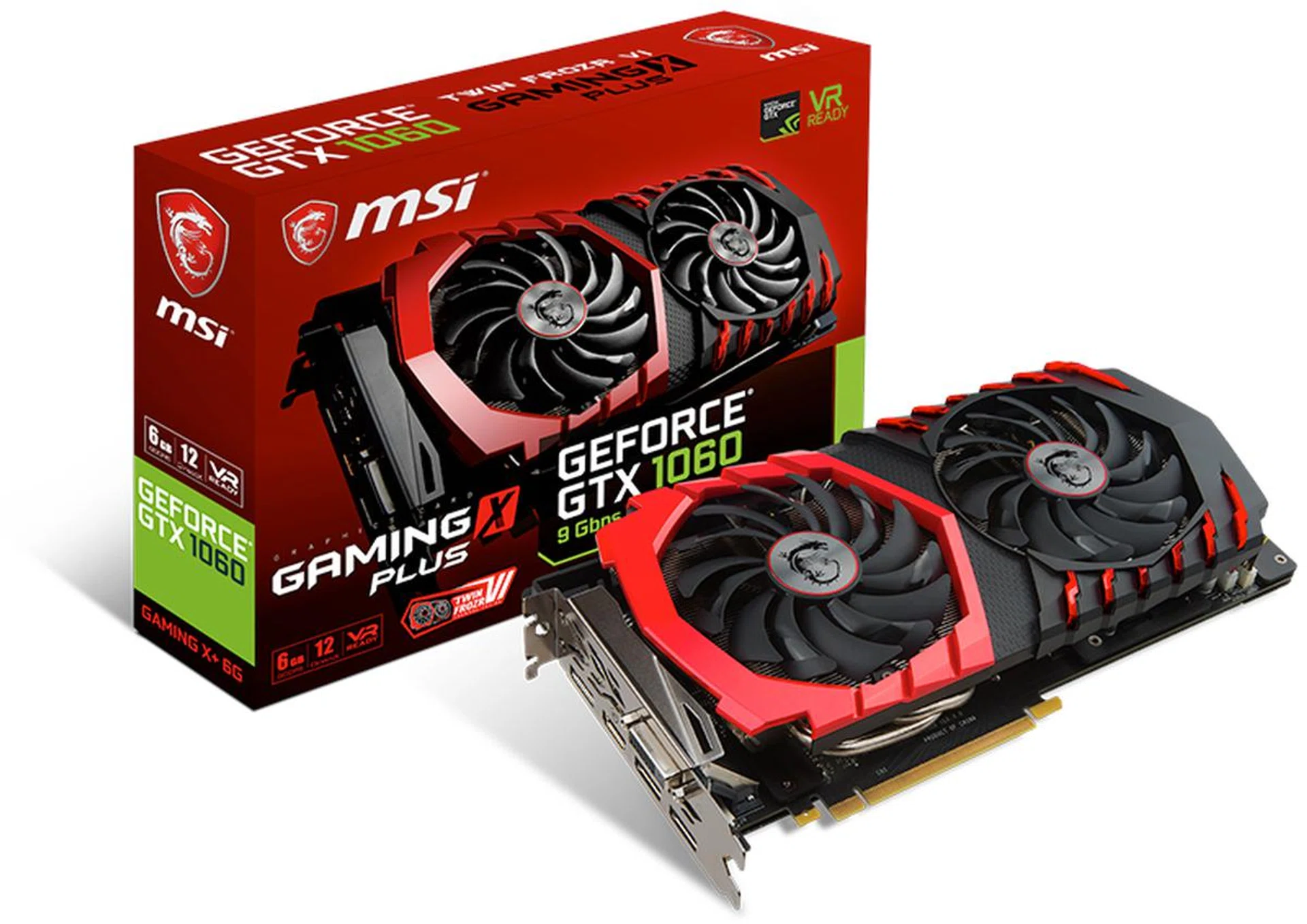 MSI GeForce GTX 1060 Gaming X+ 6G