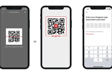 Banking customers will have to use Singpass to verify their identities when setting up their digital tokens. Photo: Singpass.