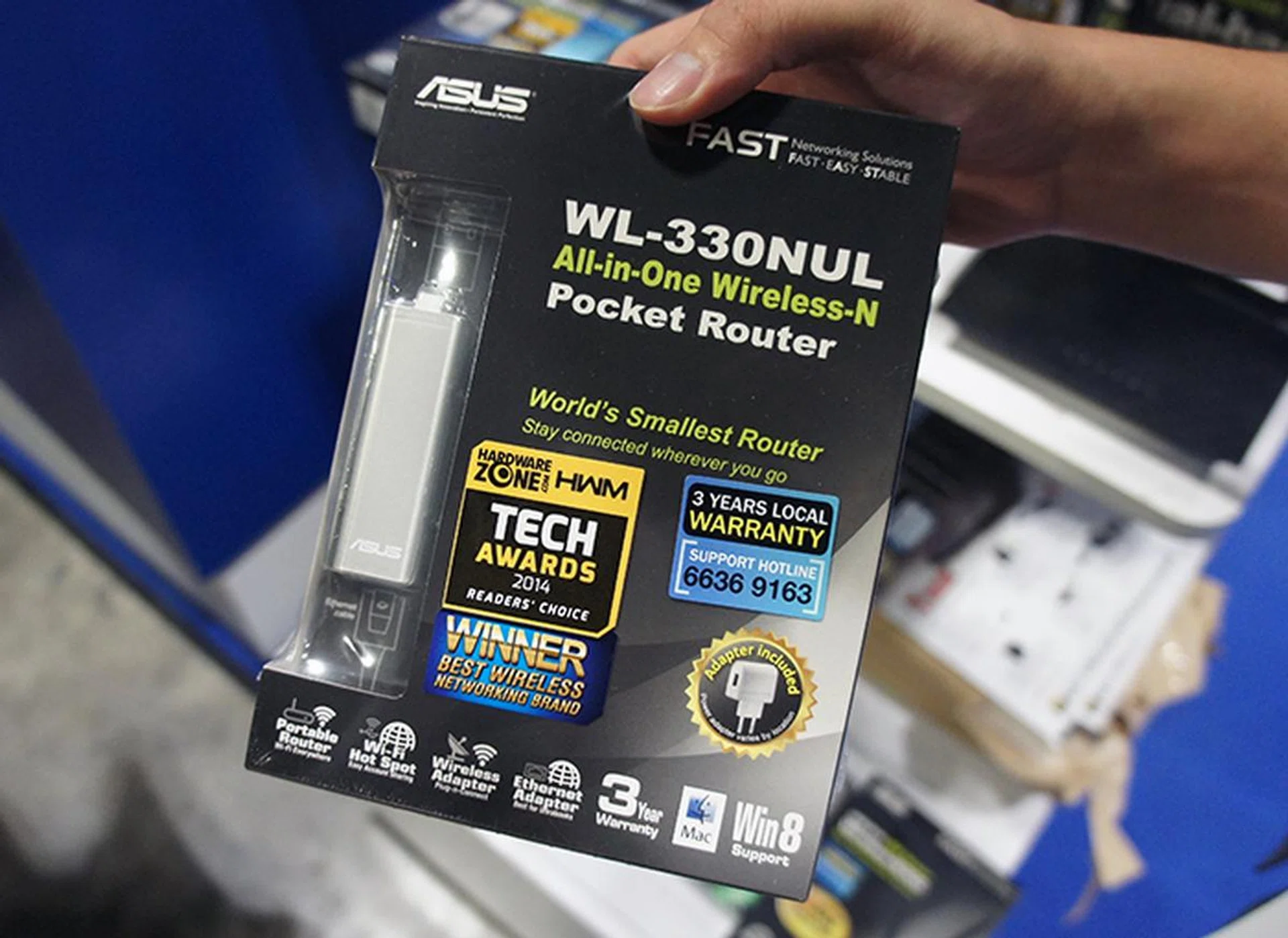 If you need a portable router, they don't come any smaller than the WL-330NUL. It is going for $59 and comes with free McAfee Internet Security worth $59.