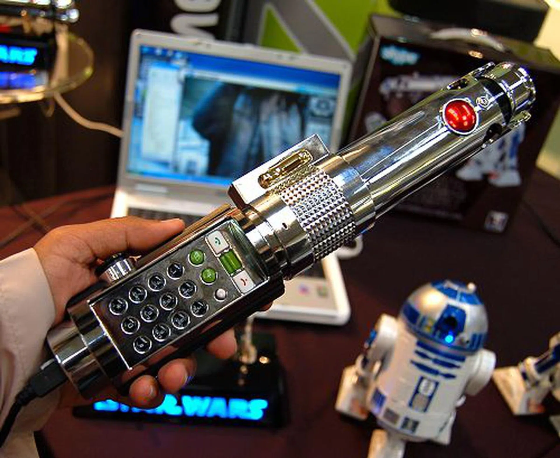  Here are the controls for the R2-D2 and Skype phone controls.  