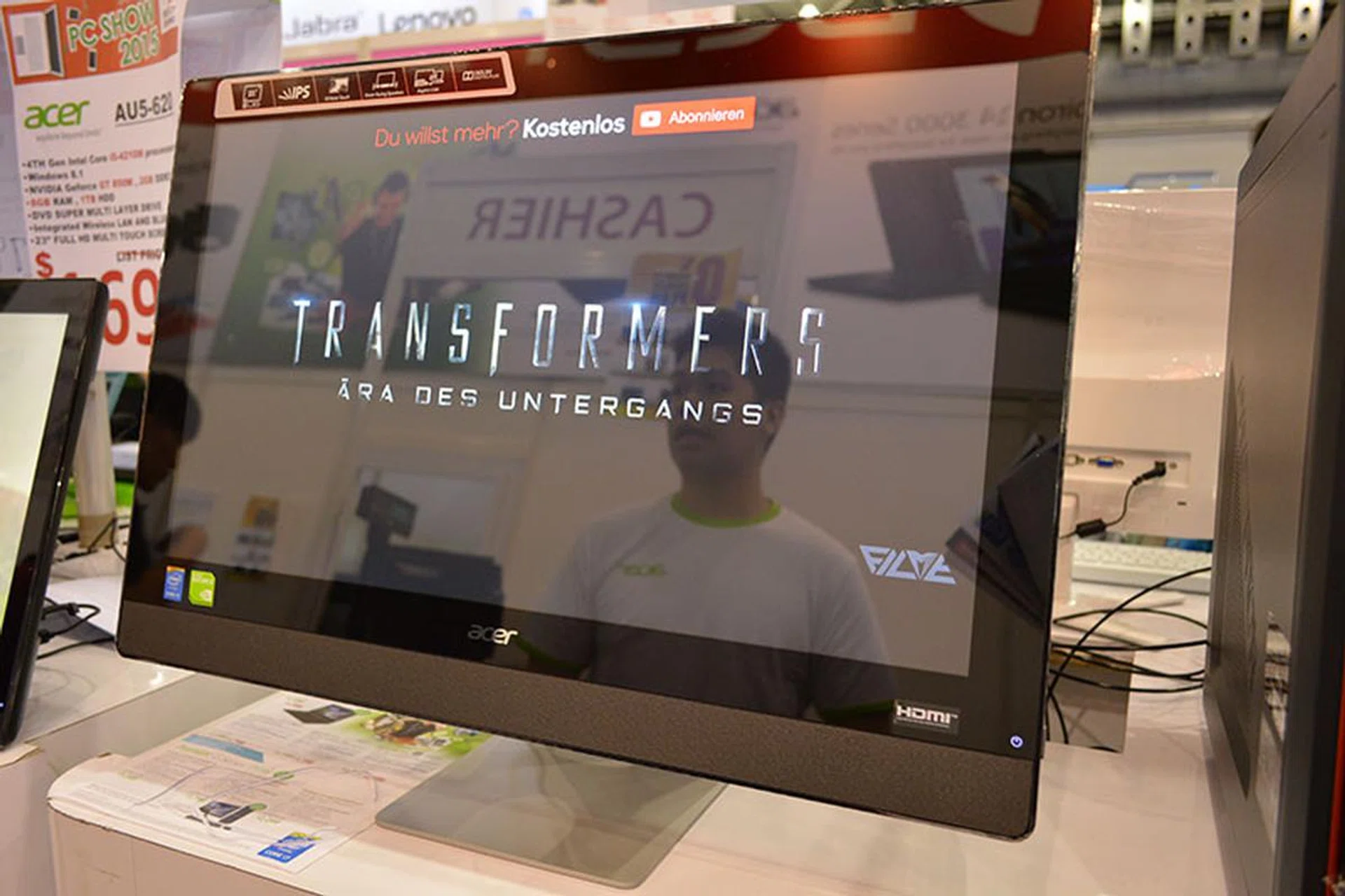 The 23-inch Acer Aspire Z3 is an all-in-one (AIO) desktop system featuring a fourth-generation Intel Core i7-4785T processor, 8GB of RAM and a 1TB HDD. With a built-in webcam, speakers and a bundled wireless keyboard and mouse, this AIO system has everything you need right out of the box. It is retailing for $1,399 at the PC Show (U.P.:$1,599), with a free upgrade to 3 years of on-site warranty.