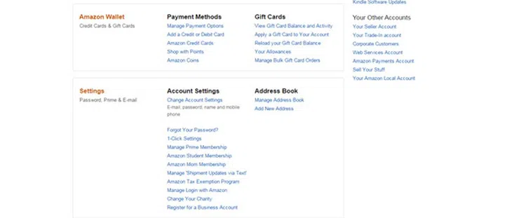 Your account page is the first step to enable TFA.