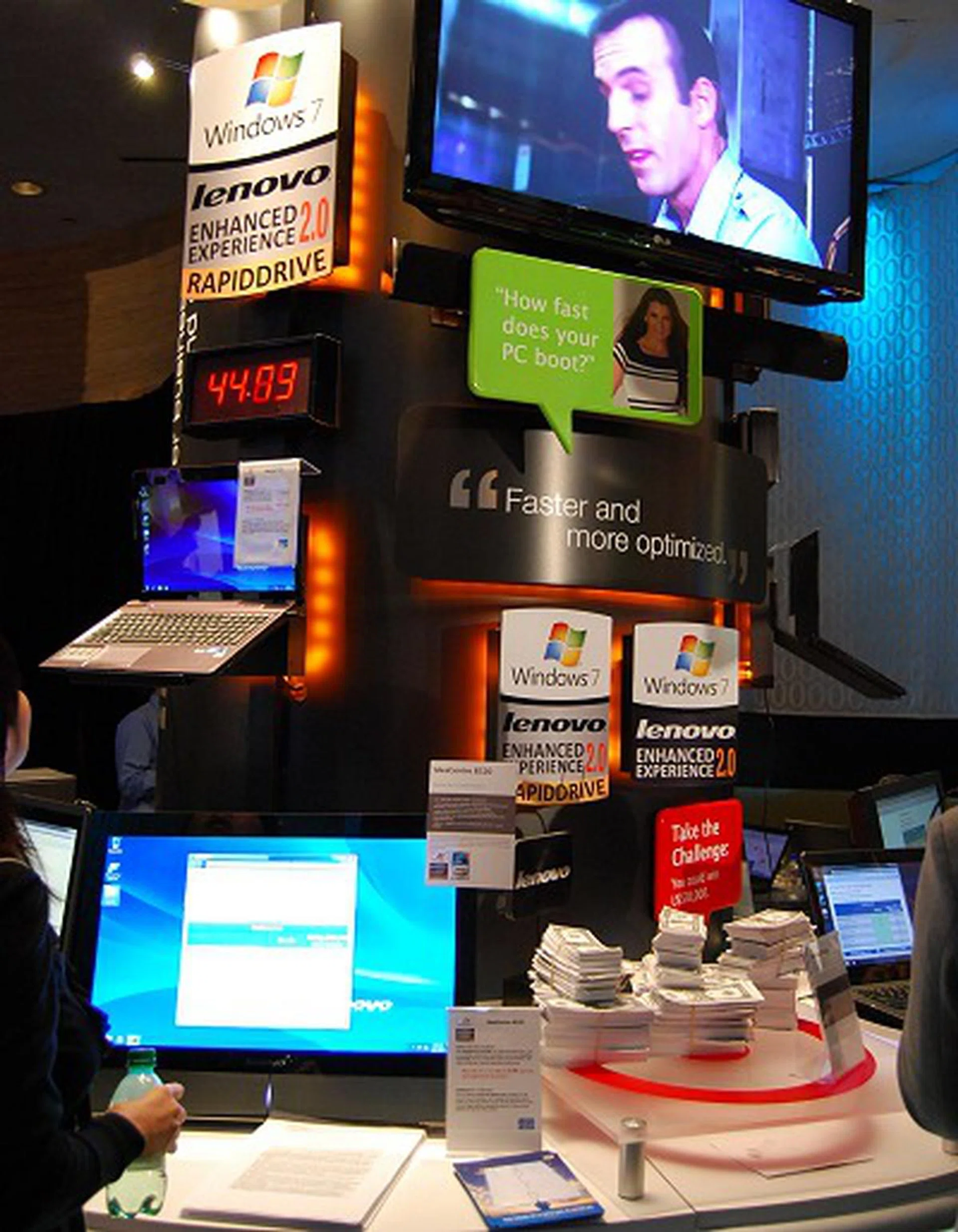 Lenovo has been promoting their Enhanced Experience for most of last year and it's basically a feature that says how much Lenovo has worked to speedup the boot process of systems with Microsoft. Tweaks have been made at both the software, drivers and BIOS level to help their systems come out on top. Now in version 2.0, Lenovo has kicked up a notch on their optimizations to quite an extent that they've put up an open challenge for anyone to better them with $10,000 prize money.