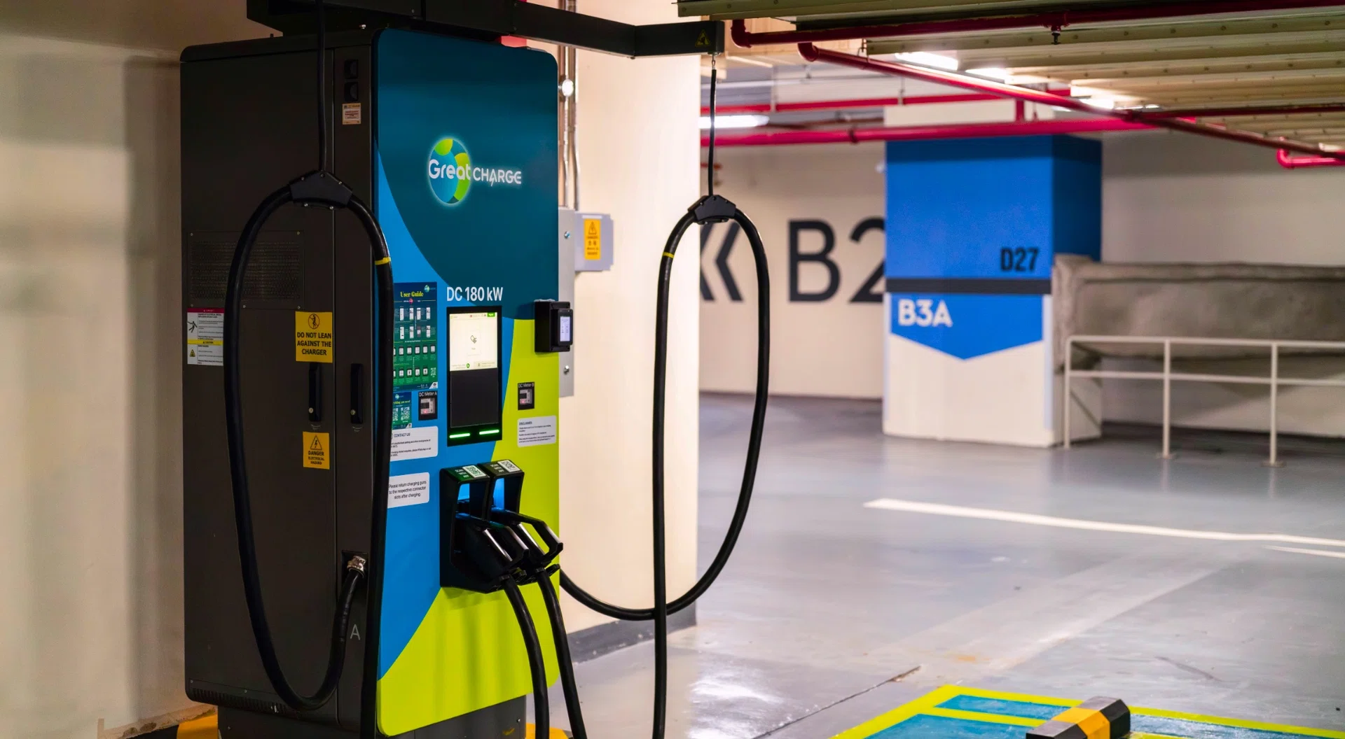 Fast 180kW DC charger