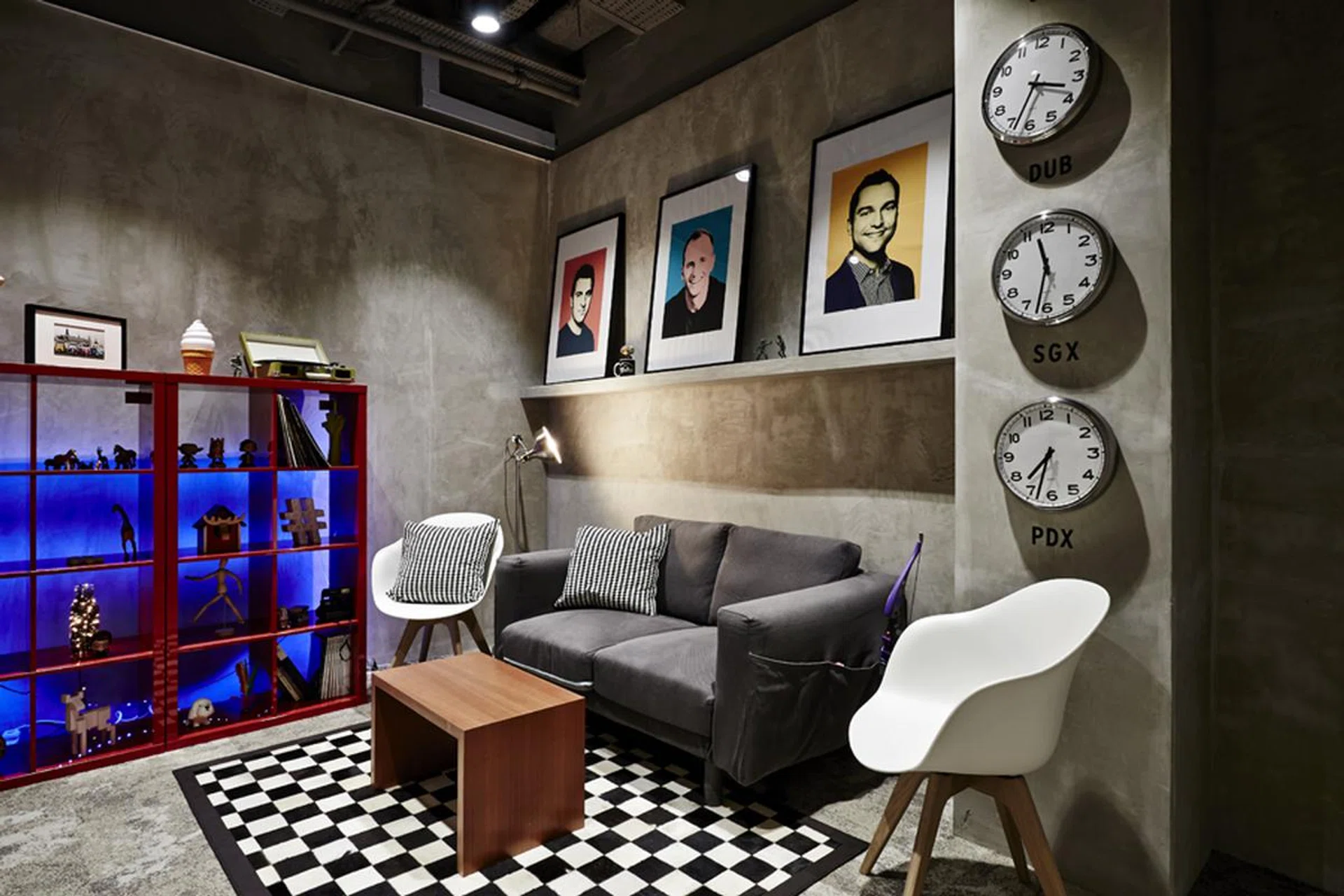 The Bangkok meeting room, which takes after a popular Airbnb listing in Bangkok.