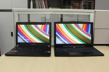 The Gigabyte P35X (left) and the Gigabyte Aorus X7 Pro (right).