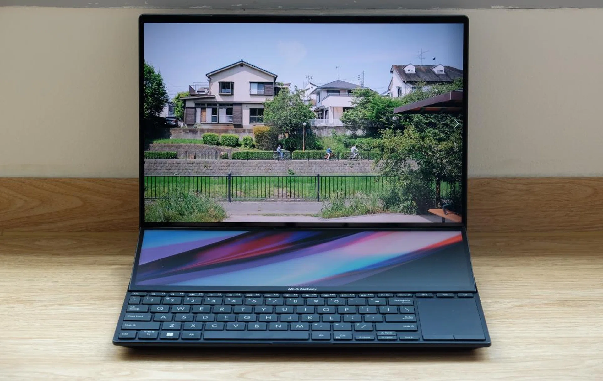 This is the ZenBook Pro 14 Duo UX8402, ASUS' third-generation dual-display ultraportable notebook.