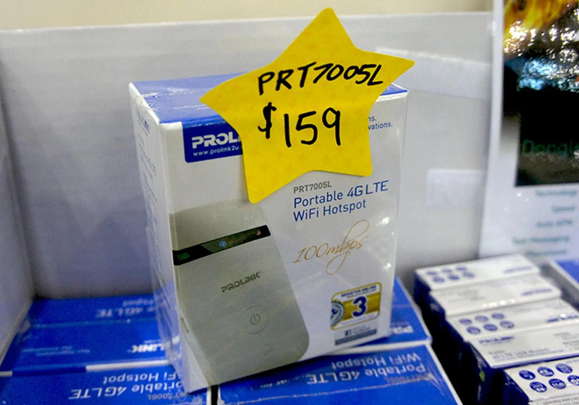 The Prolink PRT7005L is a 100Mbps 4G LTE WiFi hotspot, which is great for traveling. It is priced at $159 (U.P: $228) and comes with a free extra battery worth $35.