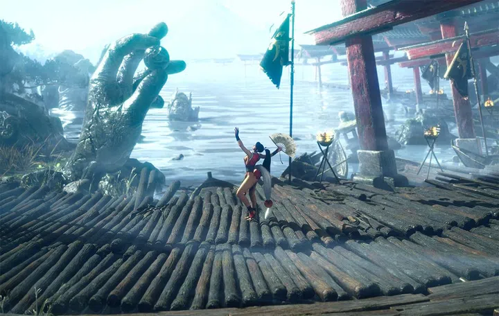 A closer look at her World Tour area. (Image source: Capcom)