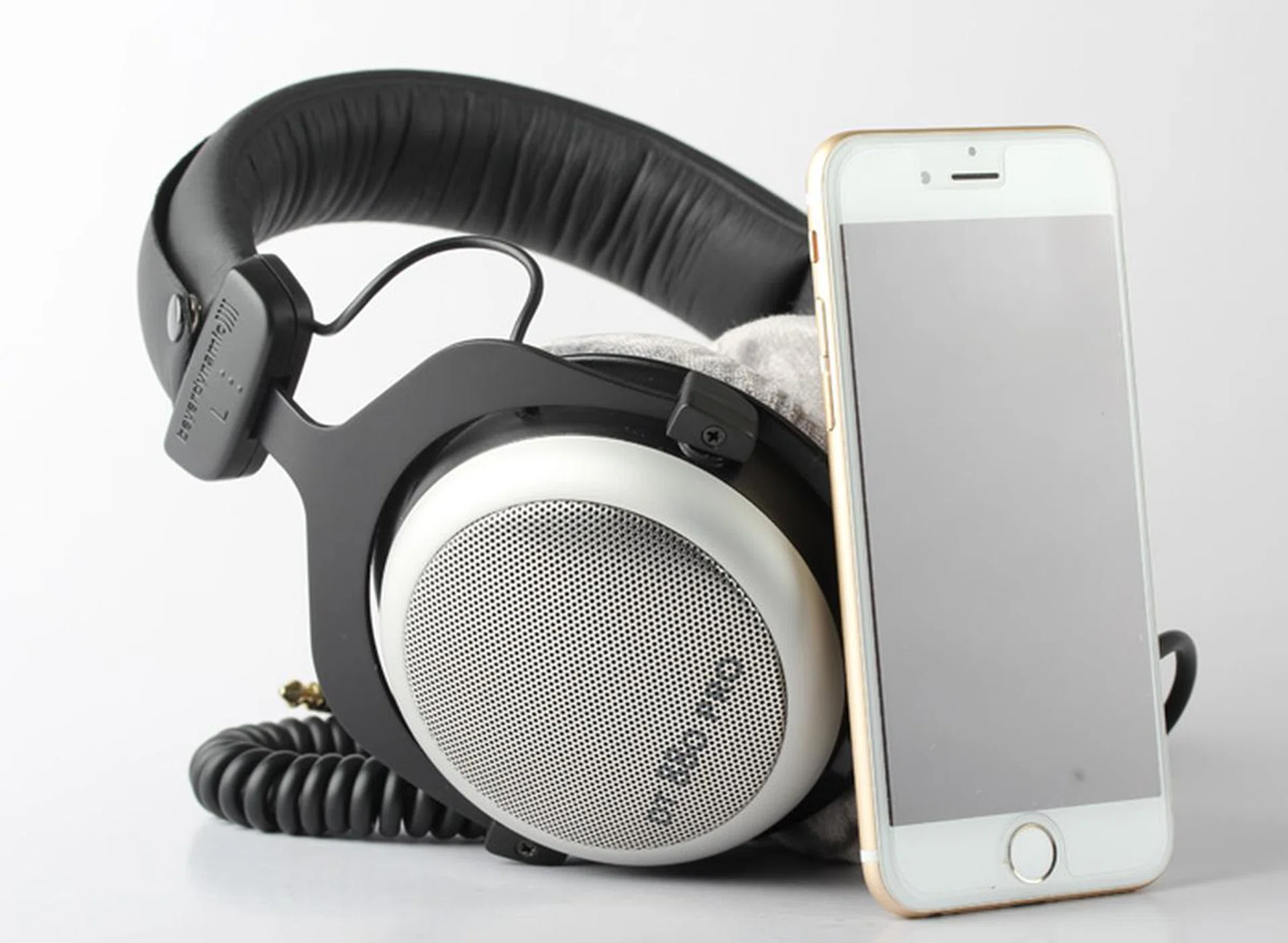 The iPhone 6 helped provide us with a baseline for the DT 880 Pro.