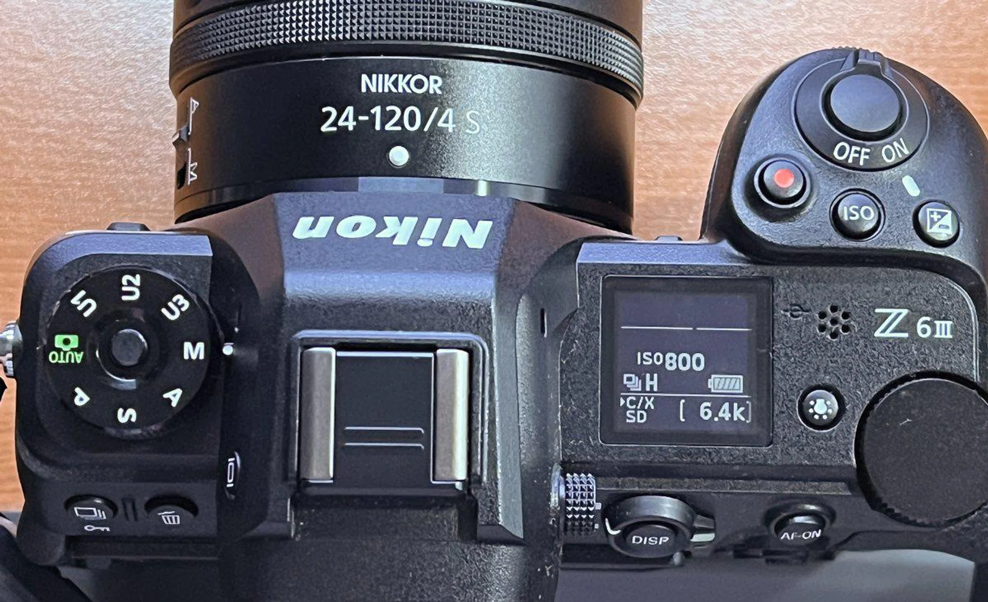 Nikon Z6III Top view. Image Source: HWZ