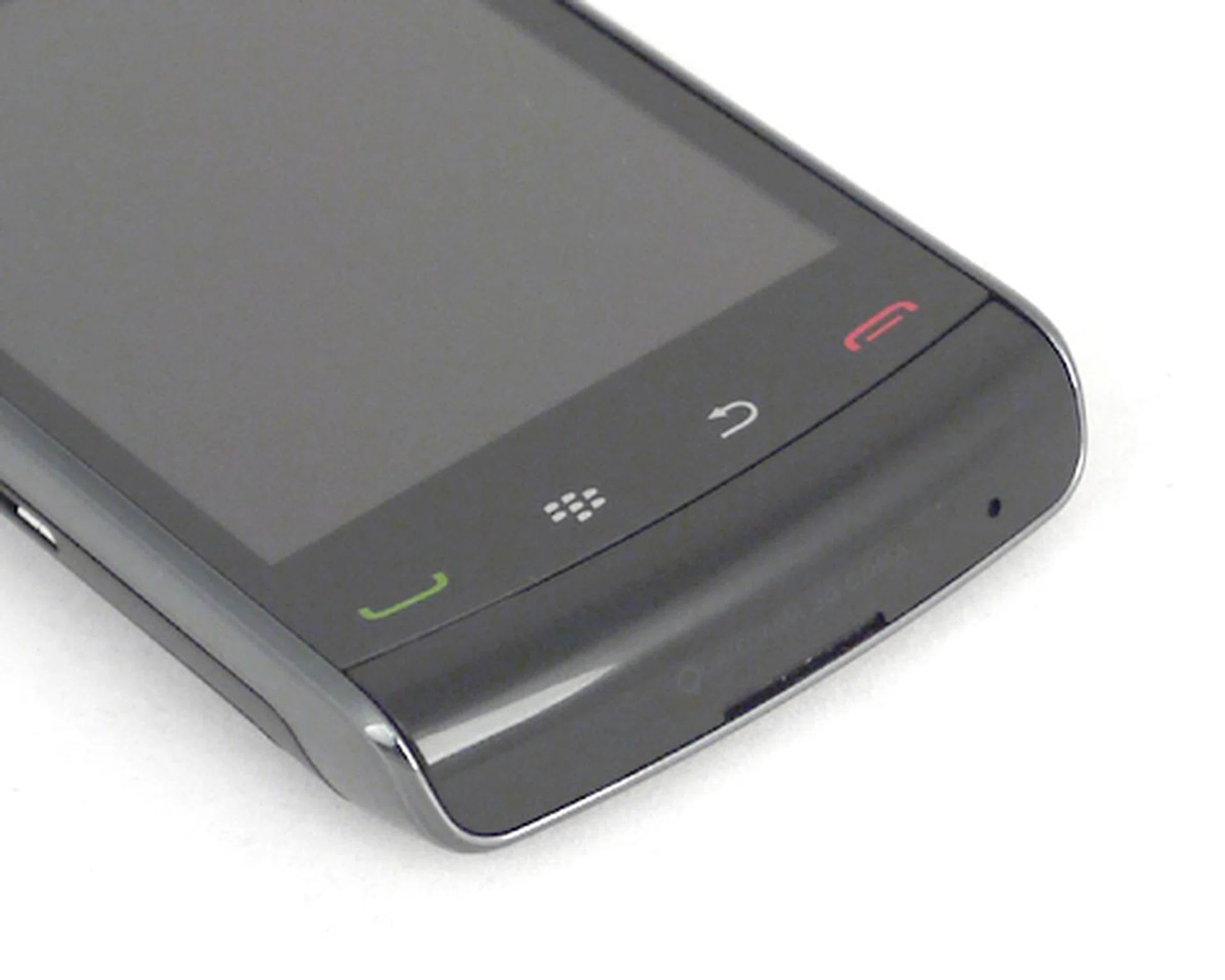 The updated SurePress feature is also translated onto its Call/End, Back and Menu buttons, removing the physical button concept as seen on the Storm.