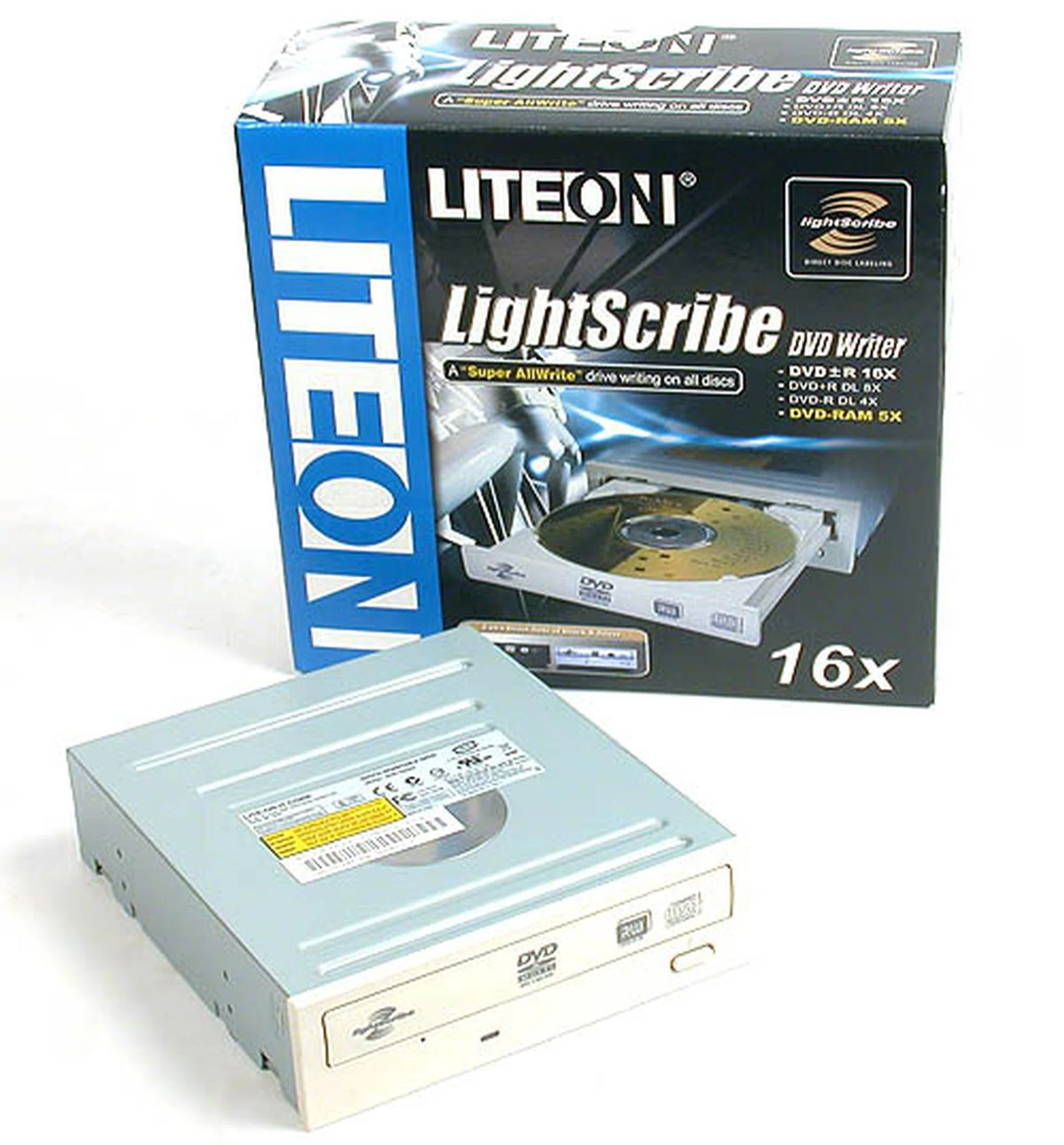 The LITE-ON SHM-165H6S Internal DVD Writer.