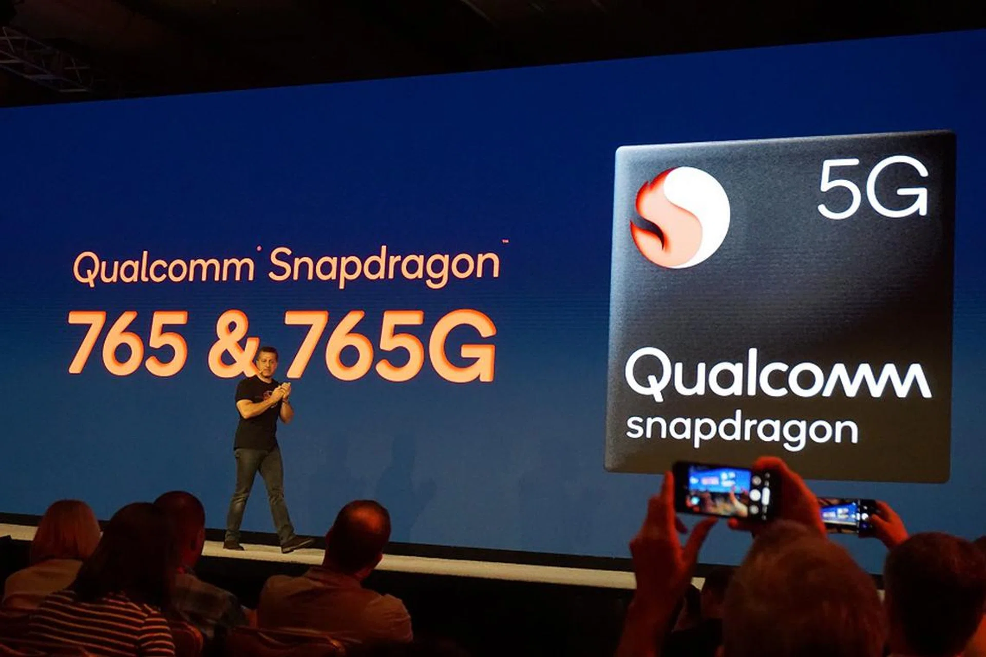 Alex Katouzian, SVP & GM of Mobile at Qualcomm Technologies, unveiled the Snapdragon 765 and 765G mobile platforms.