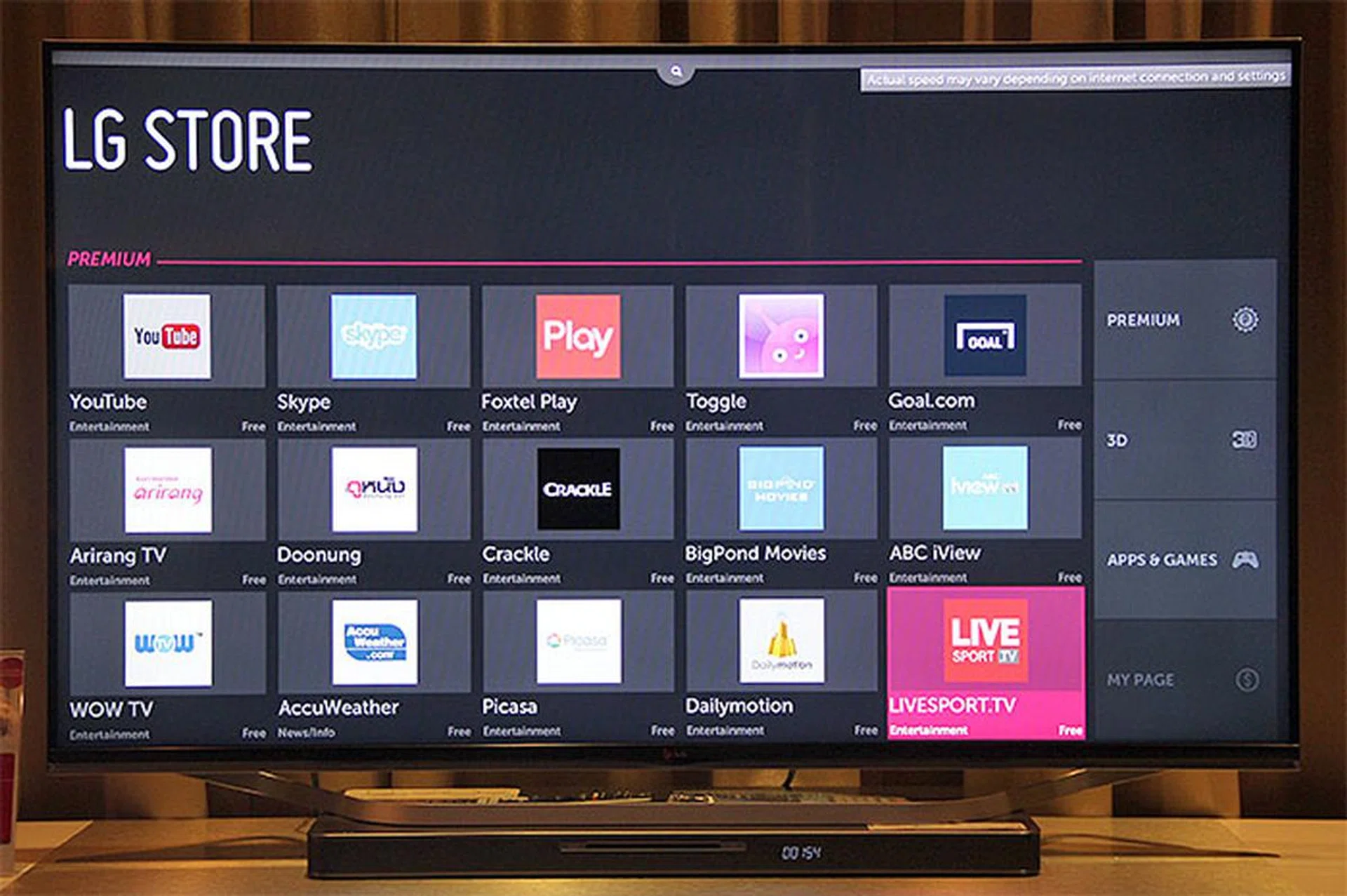 LG Store: the best place to discover new content.