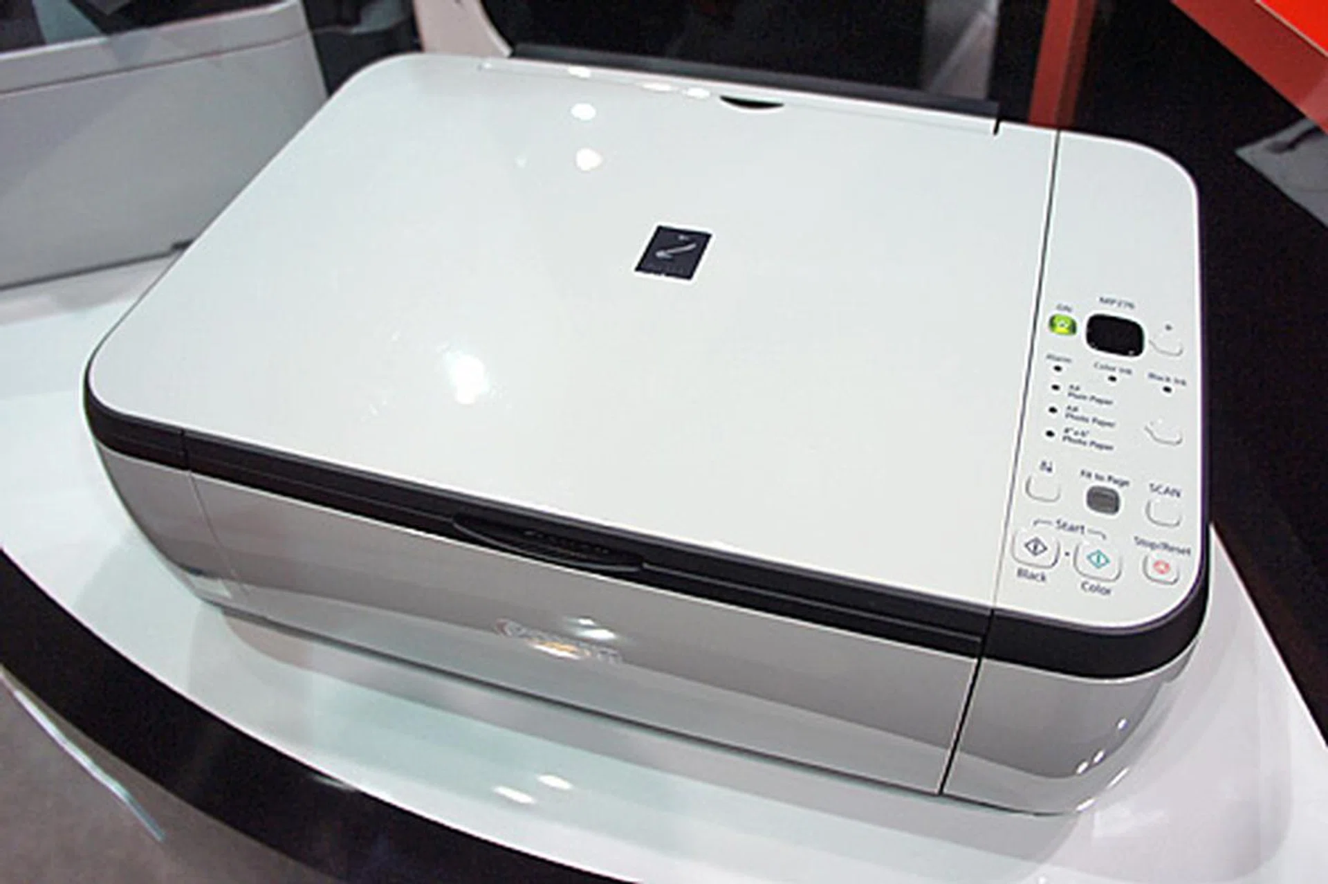 The PIXMA MP276 photo all-in-one (print/scan/copy) has print speeds of 8.4ipm (black), and 4.8ipm (color). It's going for $99 (usual price is $149). Freebies include a Targus backpack, a trolley, and free product training.