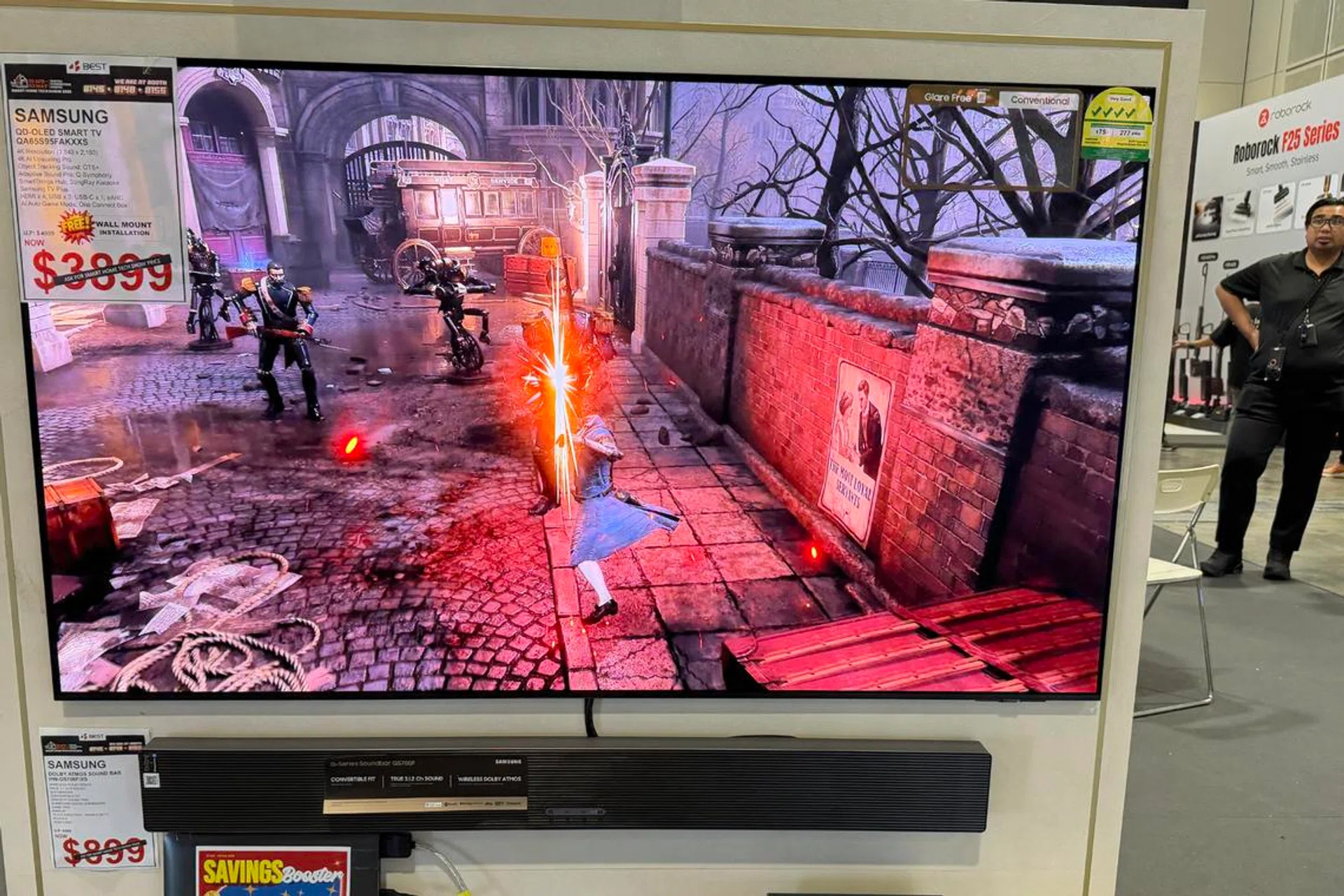 The Samsung S95F 65-inch OLED TV