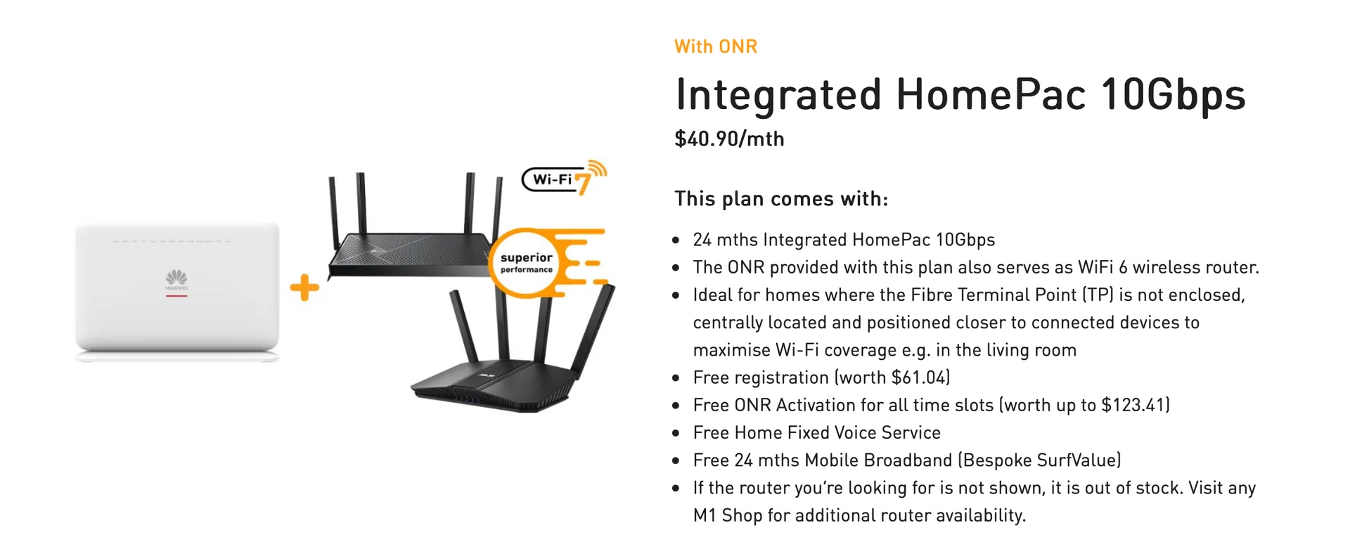 M1 10Gbps integrated plan