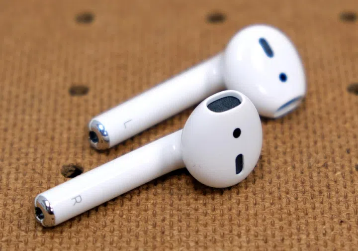 The second generation of AirPods. 