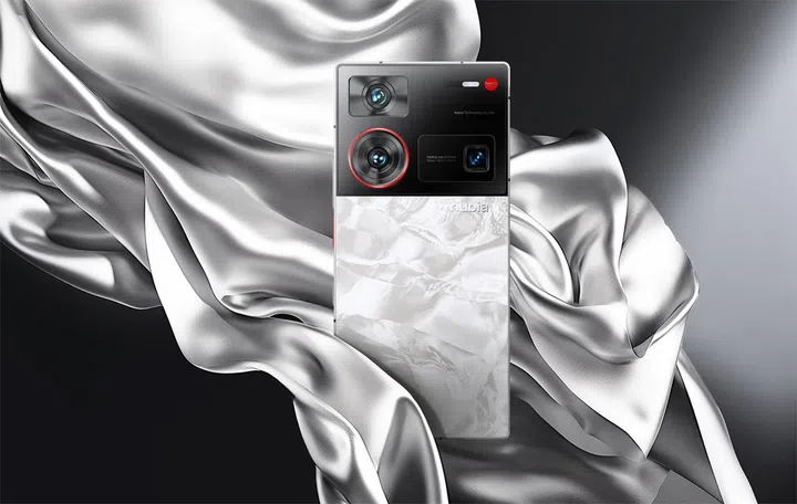 Nubia Z60 Ultra Leading Version in White. Photo: Nubia.