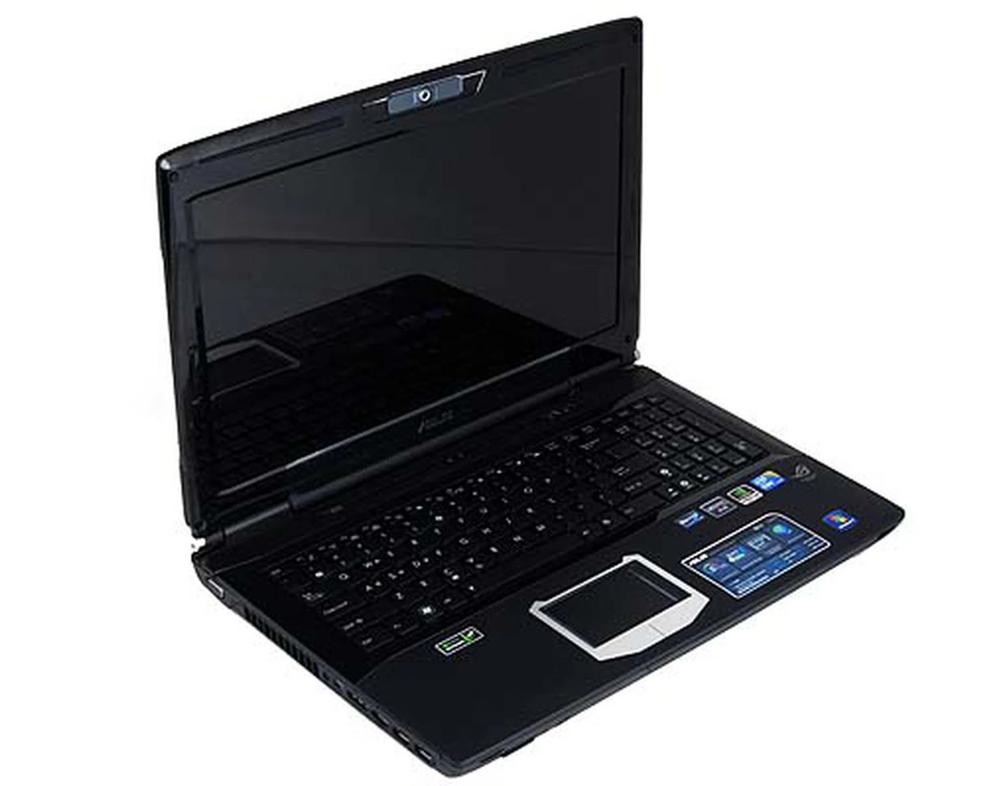 The interior of the ASUS G51J.