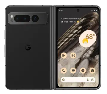 Purported marketing photo of the Google Pixel Fold. <br>Image source: @evleaks
