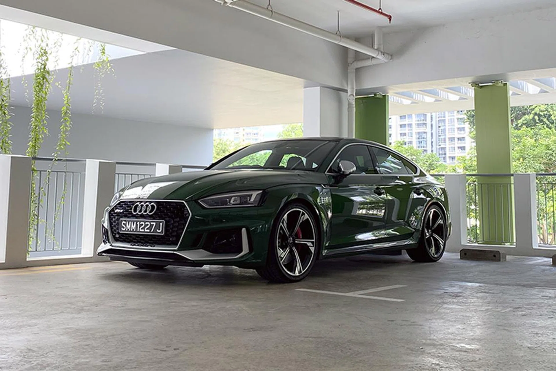 The Audi RS5 Sportback looks absolutely menacing.