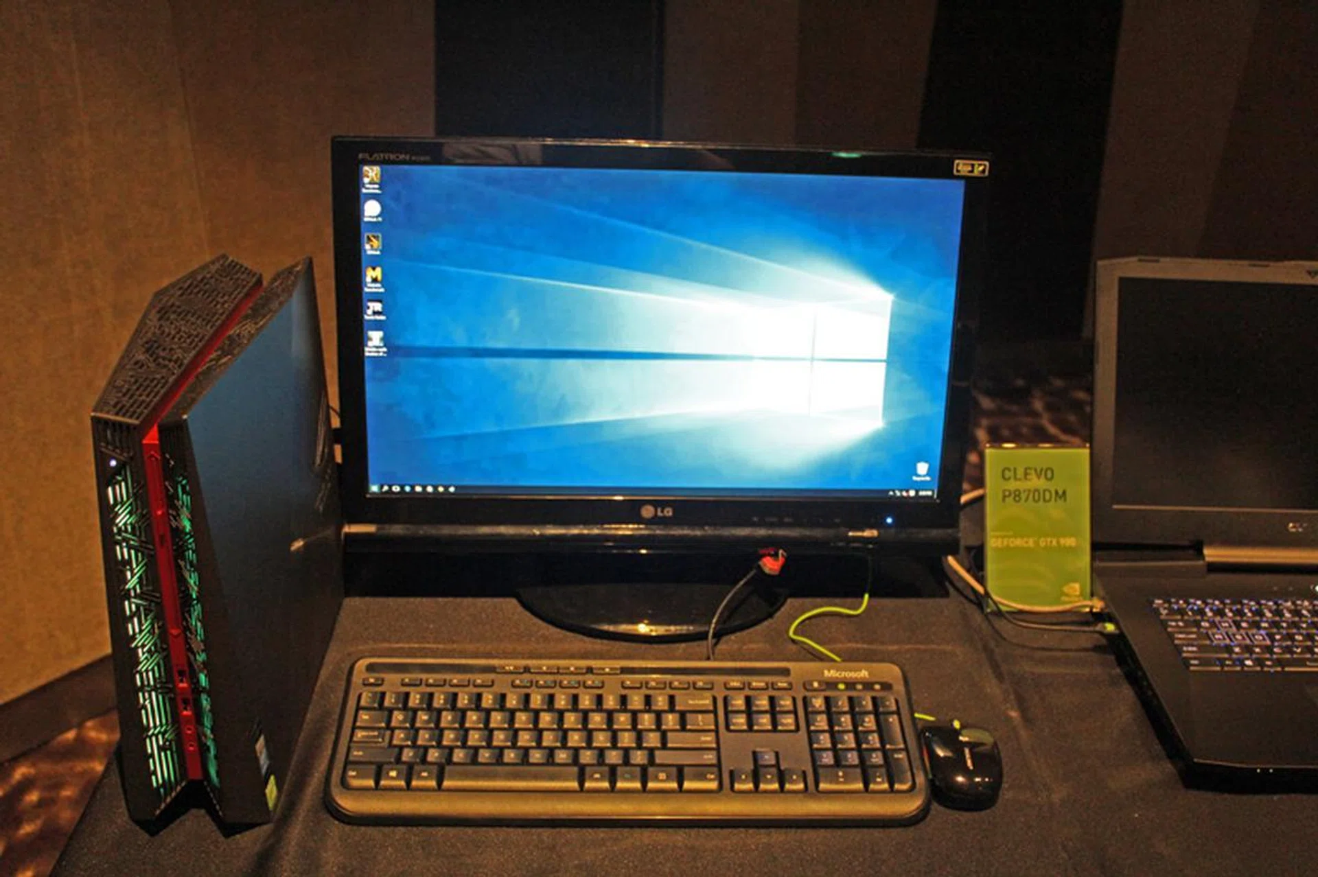 The ASUS ROG G20AJ was selected as the desktop baseline.