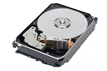 The MG09 series of drives from Toshiba was their first to feature the use of FC-MAMR. Image source: Toshiba. 