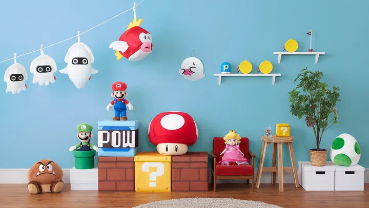 Super Mario products. Photo: Nintendo.