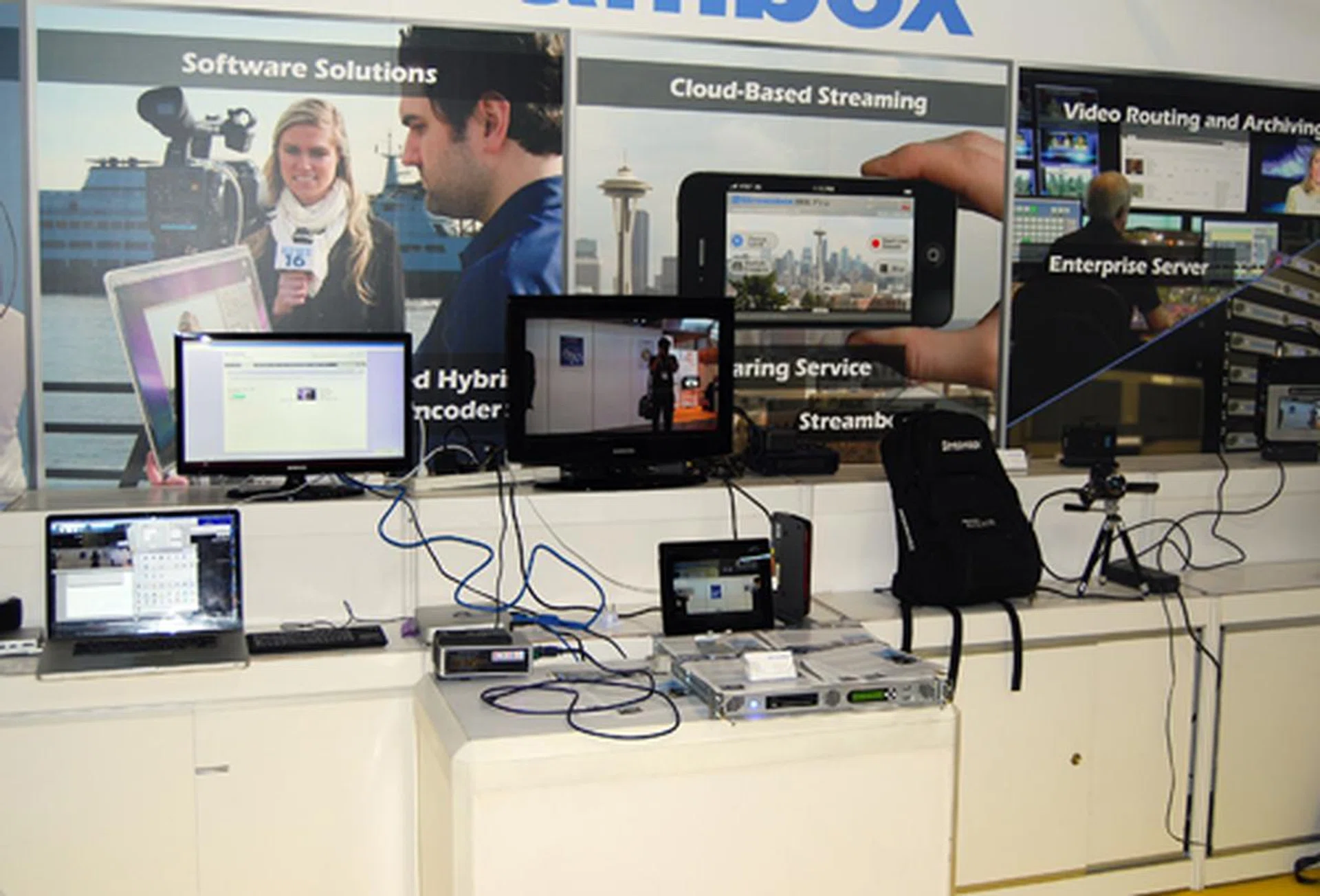 Innovation and advances in technology means that this equipment is all you need to broadcast live over data networks.