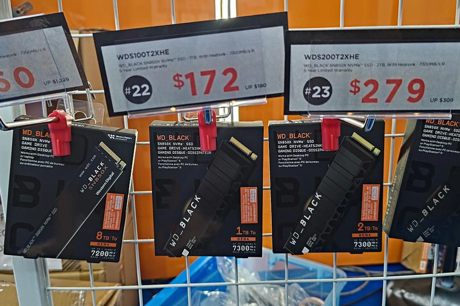 WD Black SN850X SSD