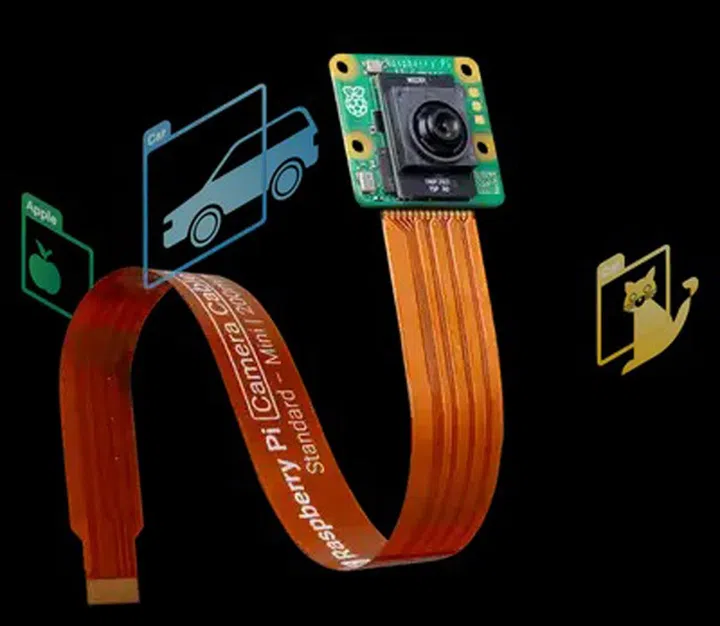 Raspberry Pi AI Camera. Photo: Raspberry Pi.