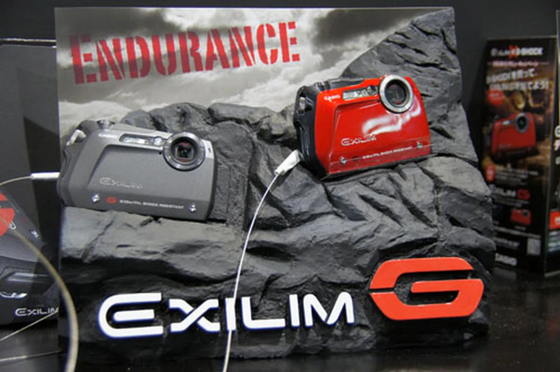 Nothing says endurance like cameras on the rocks.