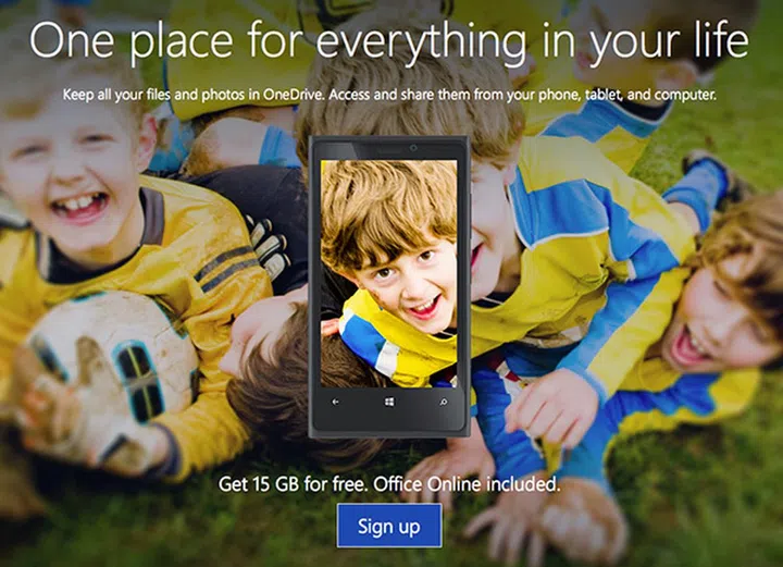 Free accounts remain at 15GB; but if you're an Office 365 customer, you get unlimited OneDrive storage.