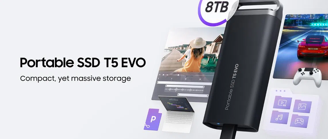 Samsung launches a portable SSD with a whopping 8TB storage