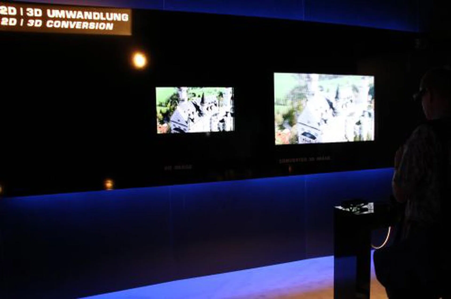 Finally, Toshiba has also entered the 3D fray with the announcement of its WL series of 3D TVs and its first 3D Blu-ray Disc player (the BDX3100KE). It also announced its CEVO-Engine (a progression from its Cell TV development), which will appear inside a new, slim Full HD LED TV (VL series) designed by renowned designer Jacob Jensen, to be launched next year. One of the main functions of the CEVO-Engine is 2D to 3D conversion (demoed here) and we were very impressed by the intelligence of the post-processing results. Truly remarkable!