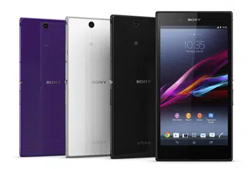 The Sony Xperia Z Ultra will come in three colors: purple, white and black. <br> Image source: Sony