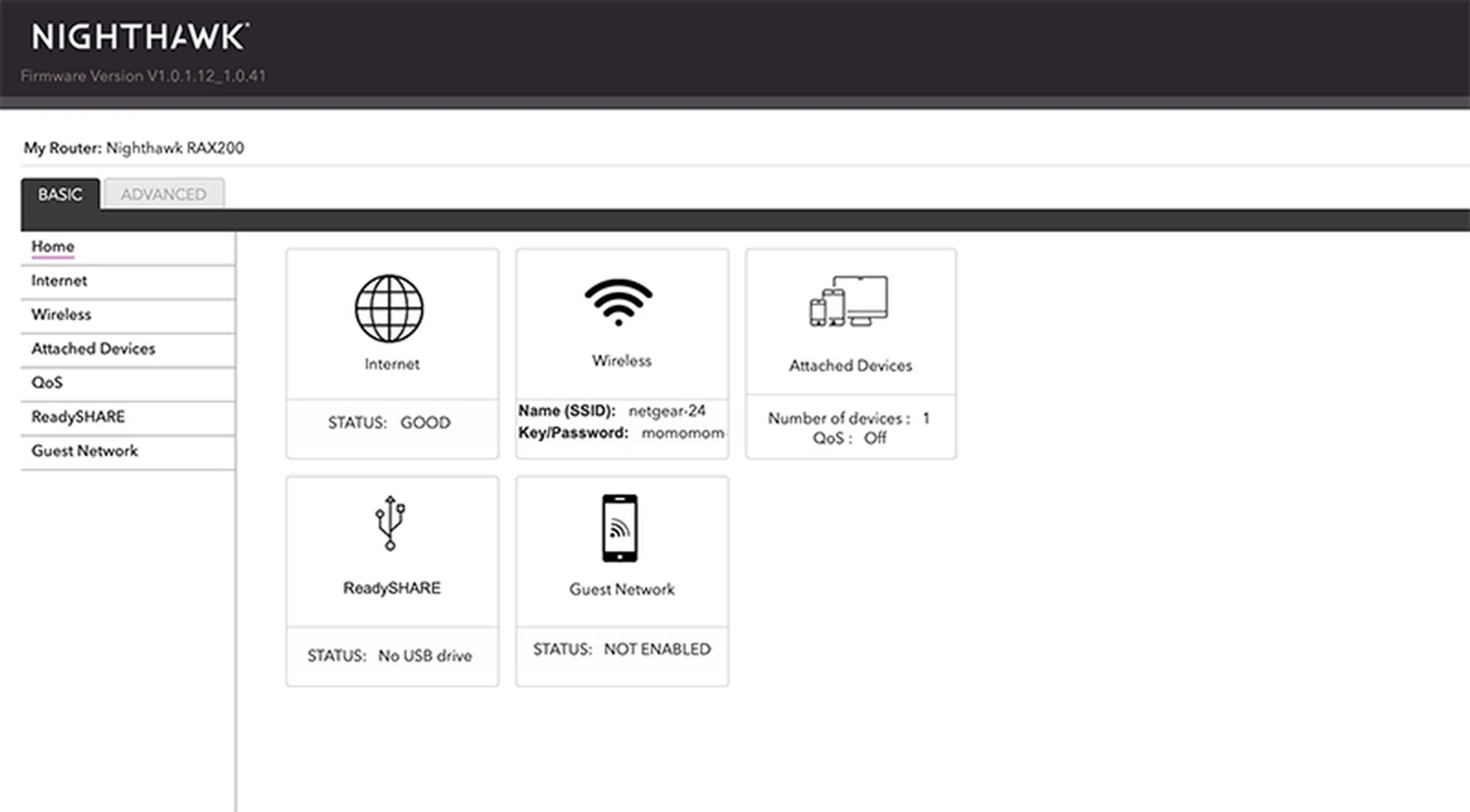The Netgear Nighthawk RAX200's router interface is the cleanest.