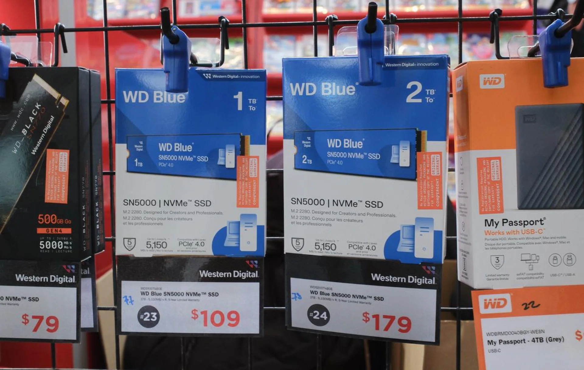 WD Blue SN5000 SSD. Photo: HWZ