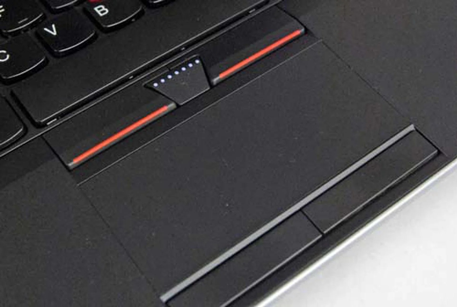 [While the keyboard has been tweaked, the trackpad remains pretty much the same.]