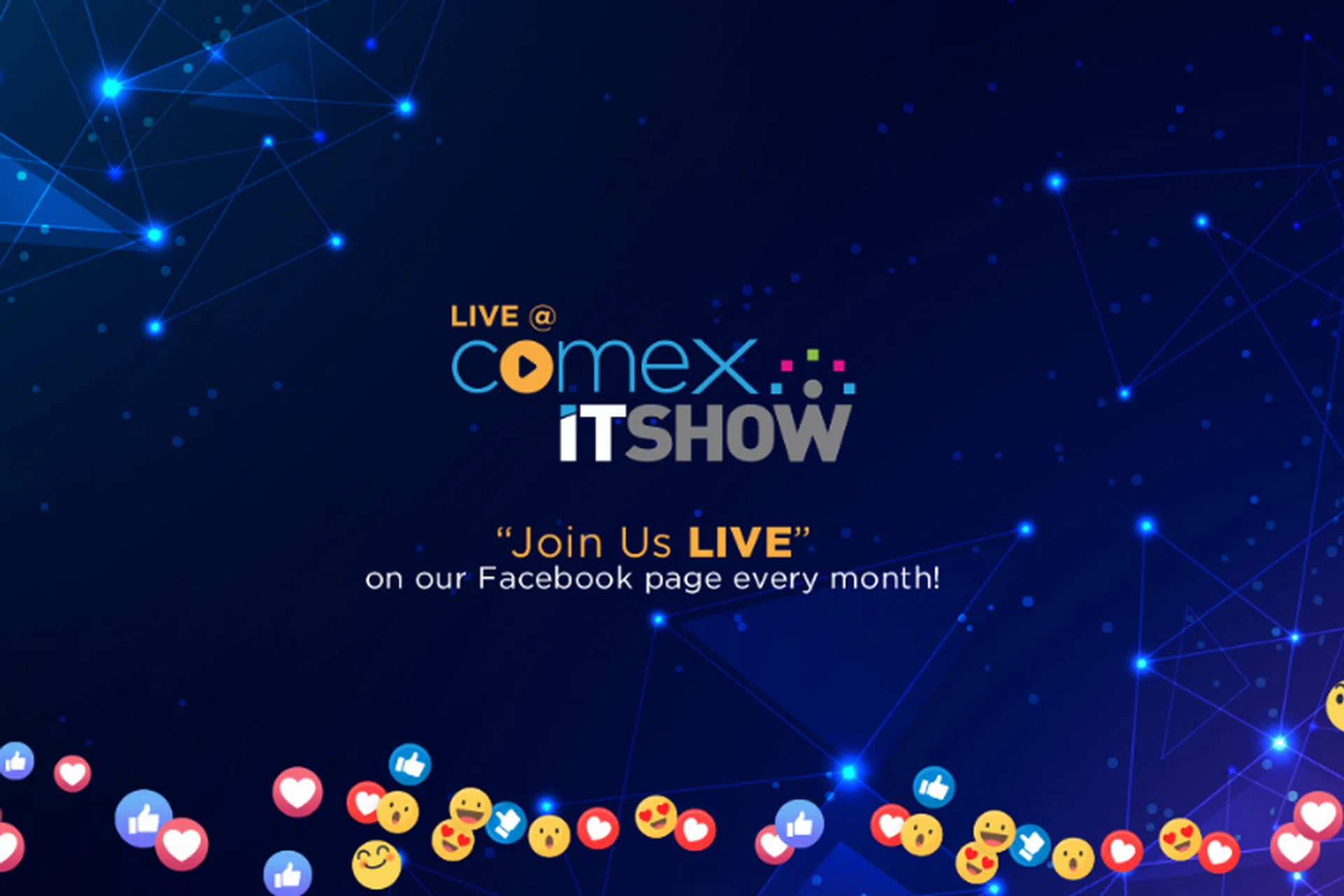 Join us online at LIVE@ COMEXTISHOW. 