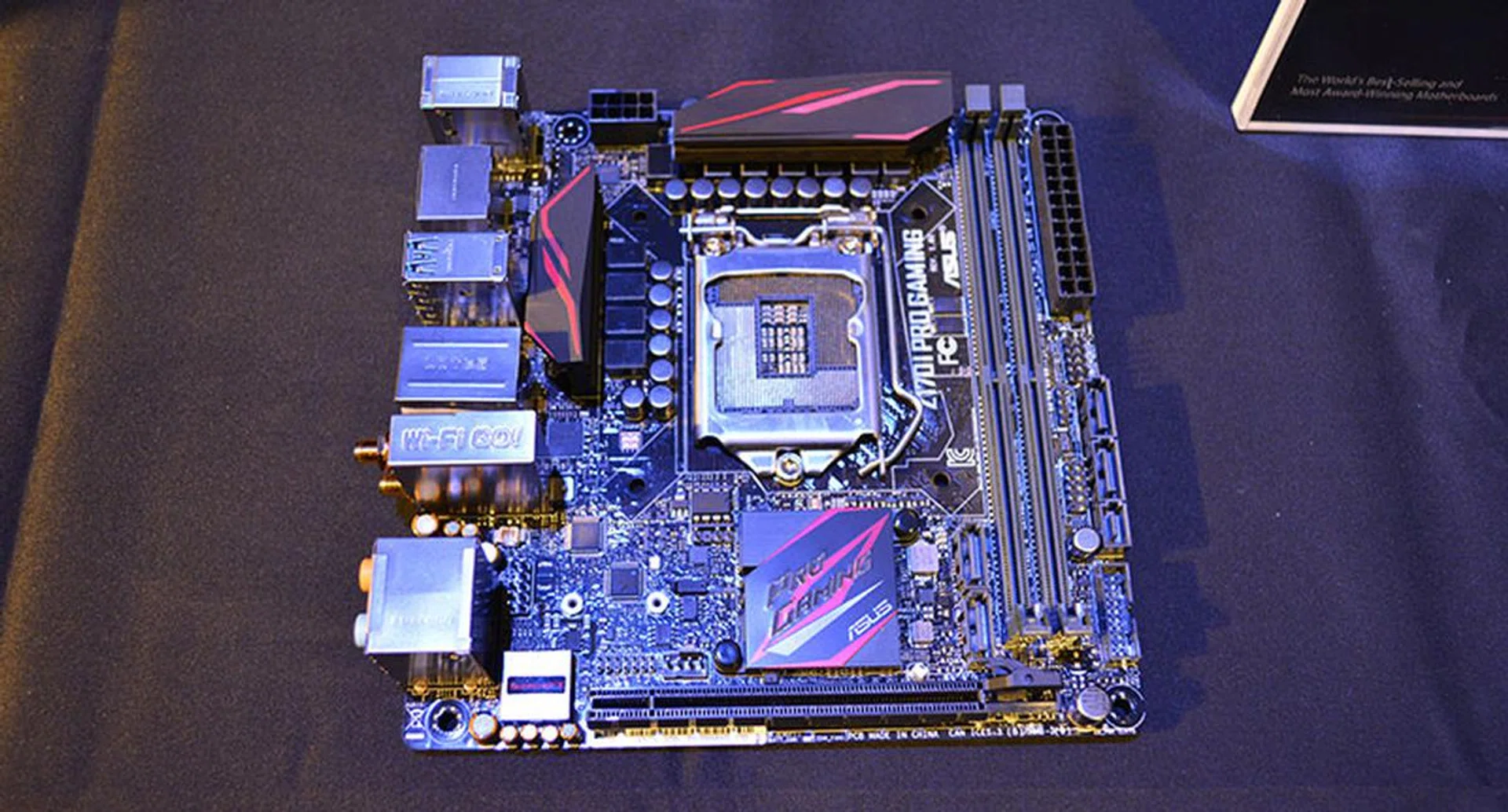 The mini-ITX Z170I Pro Gaming board will do well in a small form factor PC. It shares many of the same gaming-oriented audio and networking with the larger Z170 Pro Gaming ATX board.