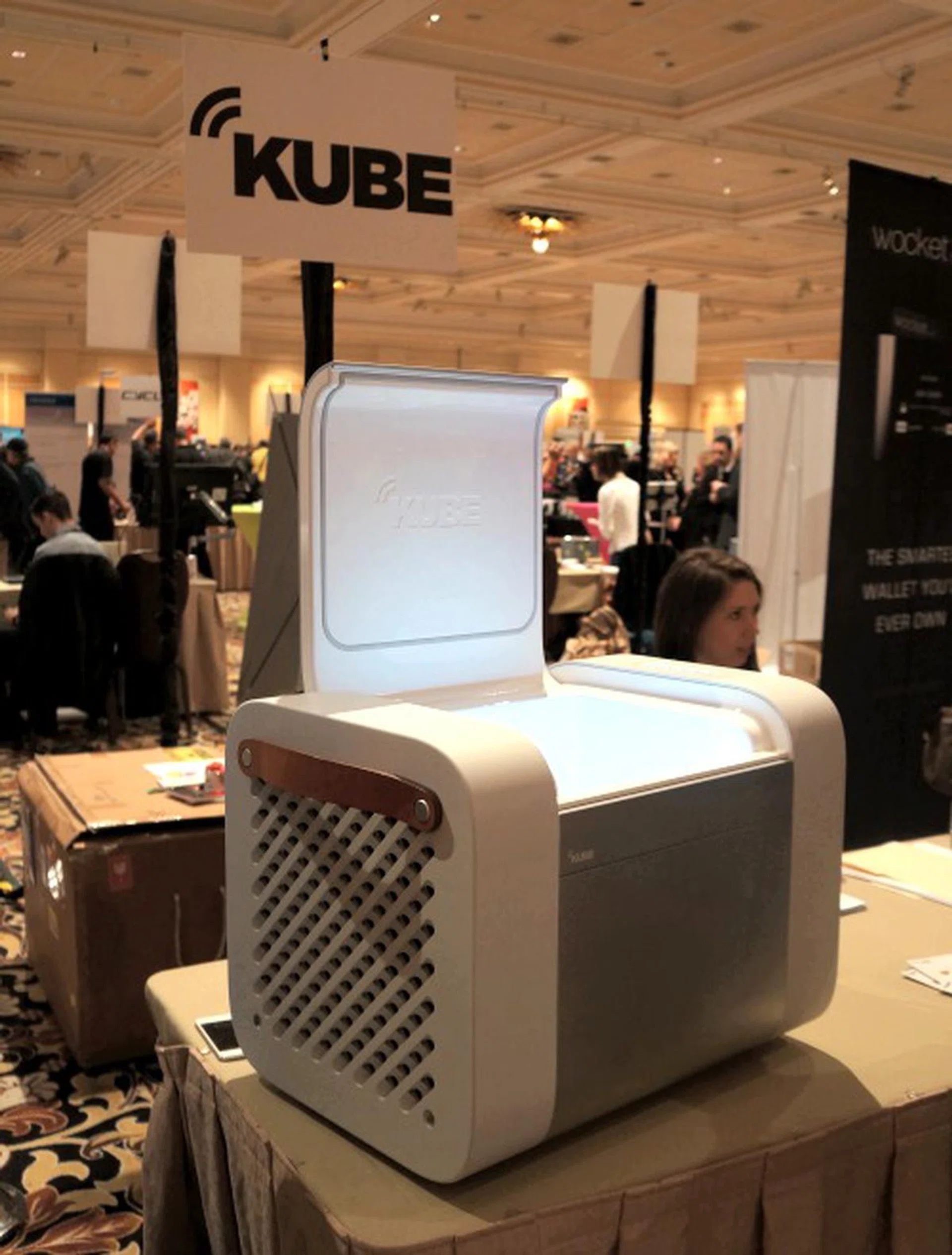 Niche audio specialist Kube debuted a huge 'portable' jukebox at the show.