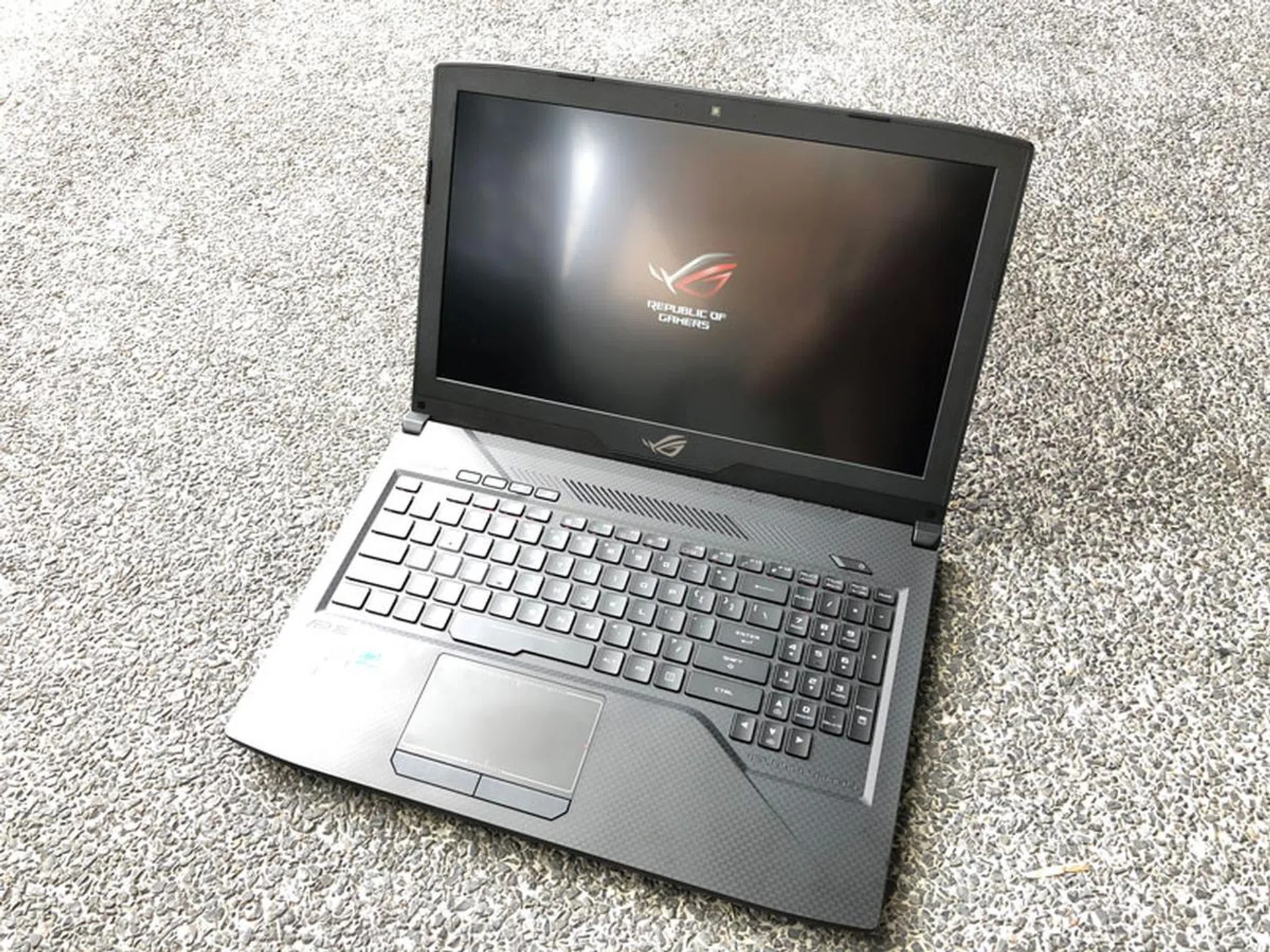 The ROG Strix GL503 Scar Edition.