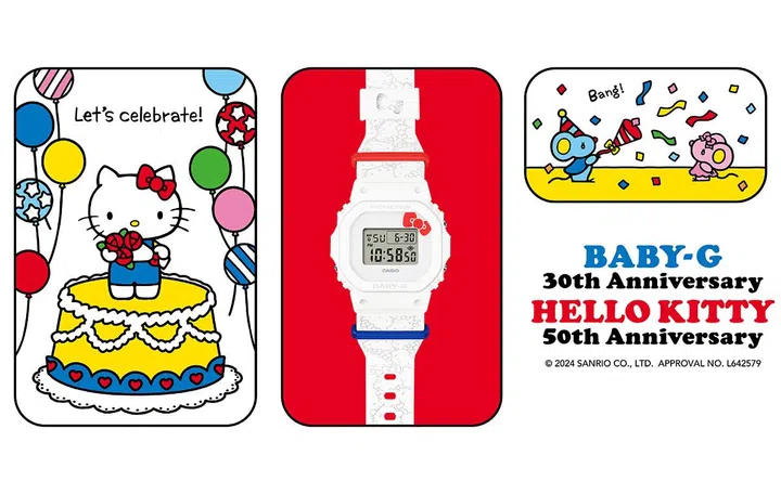 Casio celebrates the 50th anniversary of Hello Kitty with a special ...