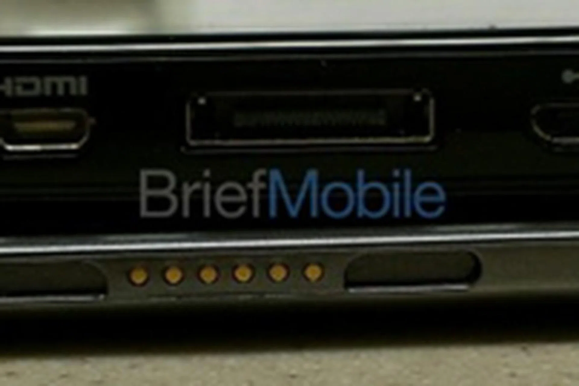 The Nexus 10 (below) is shown here in comparison to the Android Acer A100 (top) tablet. Source: BriefMobile
