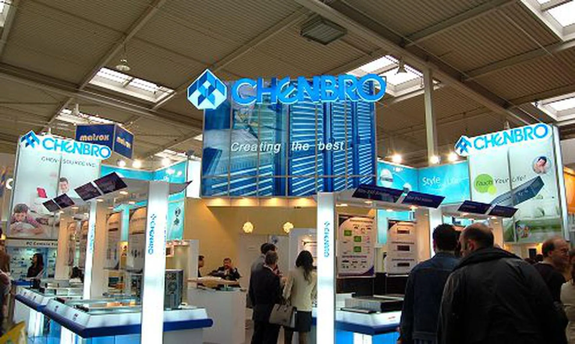  This is Chenbro's booth, the casing specialist.  