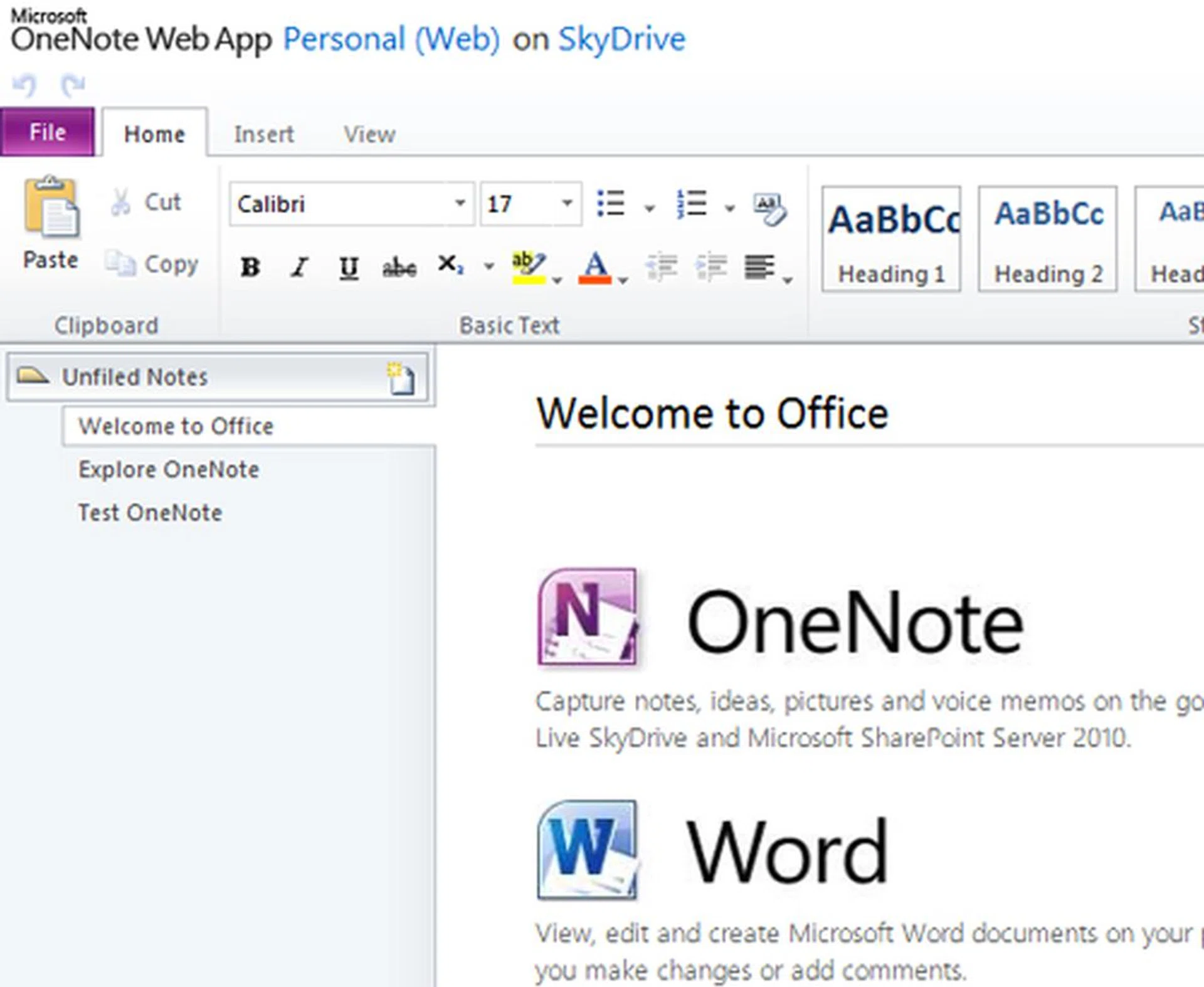 Accessing OneNote from anywhere with an internet connection is useful with your very own SkyDrive. Getting used to the interface, however, could take some effort.